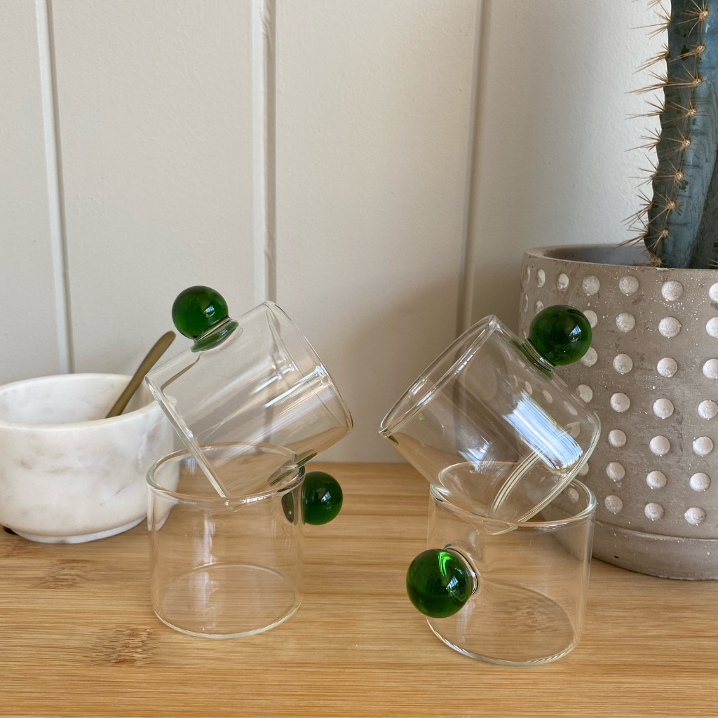 Glass espresso cups