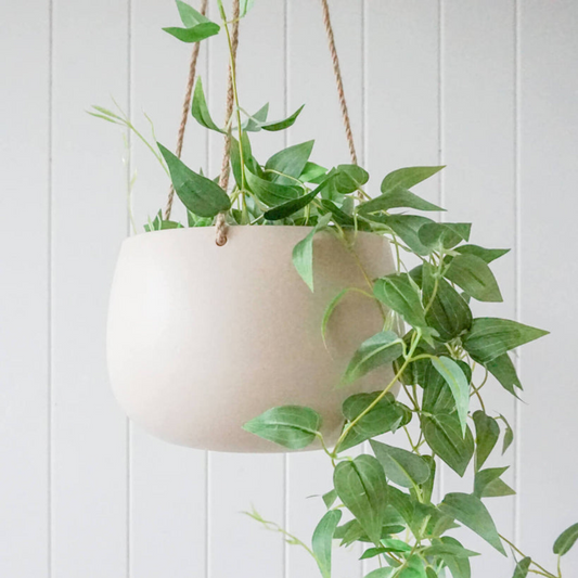 Cornelius Hanging Planter - Beige