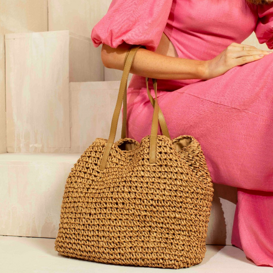 Remy Straw Tote Bag